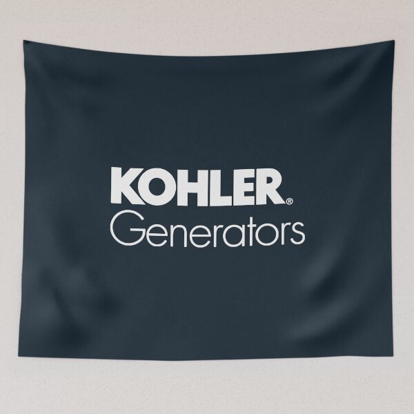 Item preview, white kohler generators logo designed and sold by juliafrenaaaa.