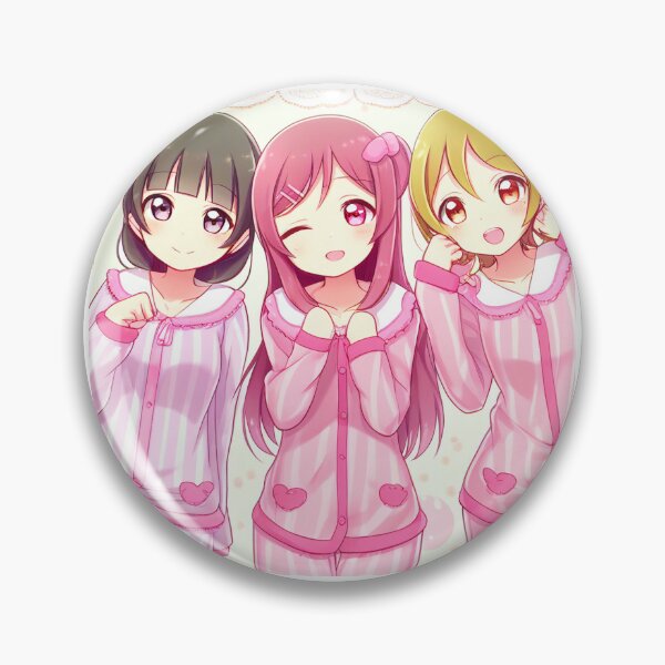Item preview, Anime Girls in pink pyjamas designed and sold by schizarty.