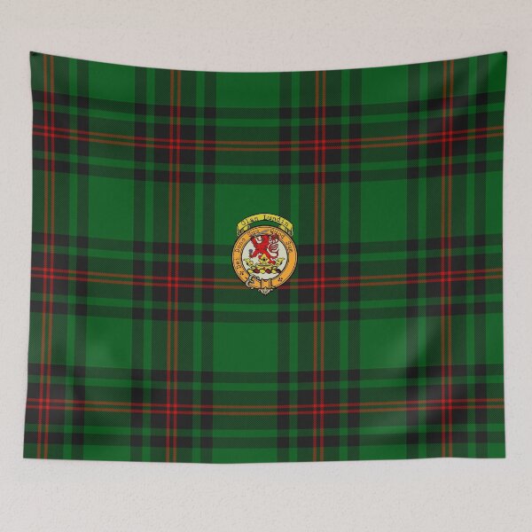 Artikelvorschau, Lundin Schottischer Tartan und Wappen entworfen und verkauft von BagTown Clans.