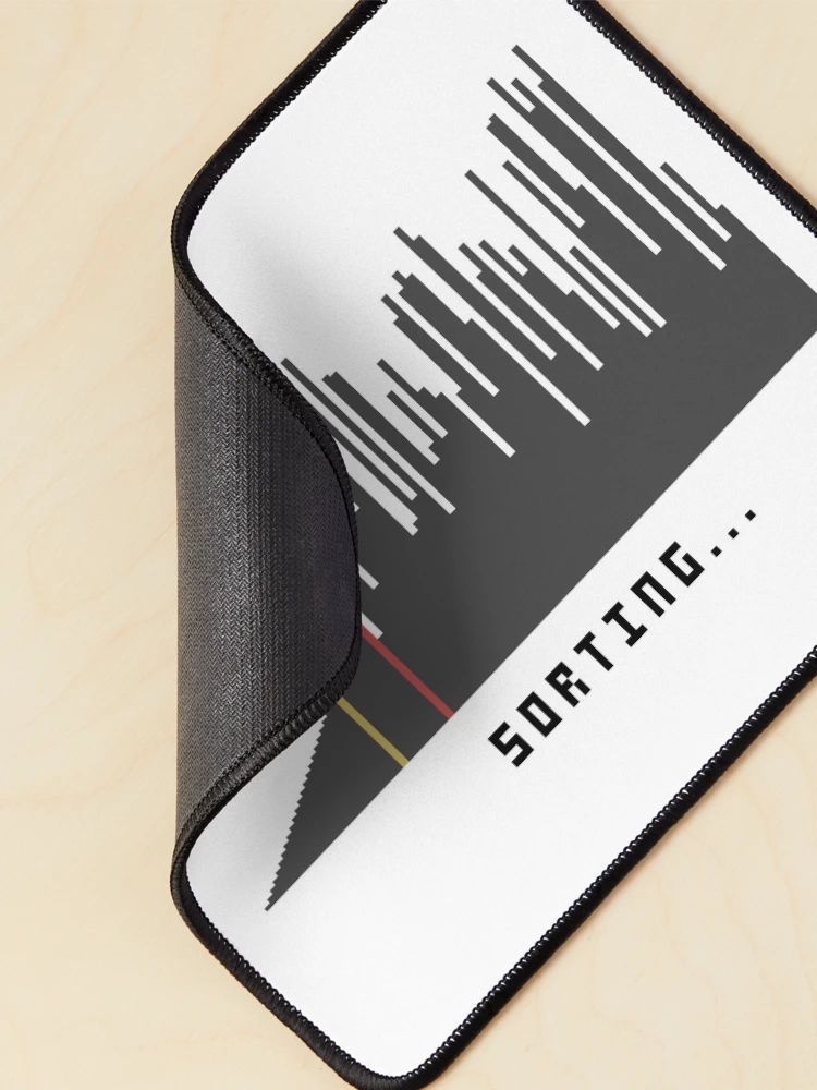 Thumbnail 2 of 5, Mouse Pad, Sorting Algorithm Visualizer designed and sold by Heledron.