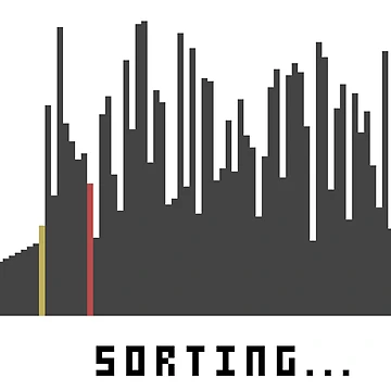 Artwork thumbnail, Sorting Algorithm Visualizer by Heledron