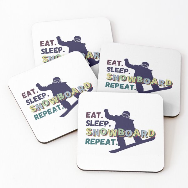 Item preview, EAT SLEEP SNOWBOARDING REPEAT, Eat Sleep Snowboard Repeat designed and sold by DesignsbyPhilee.