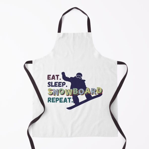 Artikelvorschau, EAT SLEEP SNOWBOARDING REPEAT, Eat Sleep Snowboard-Wiederholung entworfen und verkauft von DesignsbyPhilee.