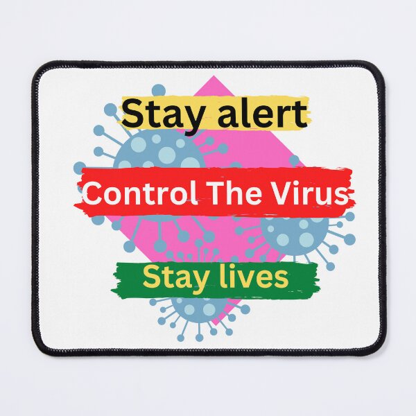 Item preview, Stay Alert Control The Virus Save Lives designed and sold by Javedempire.