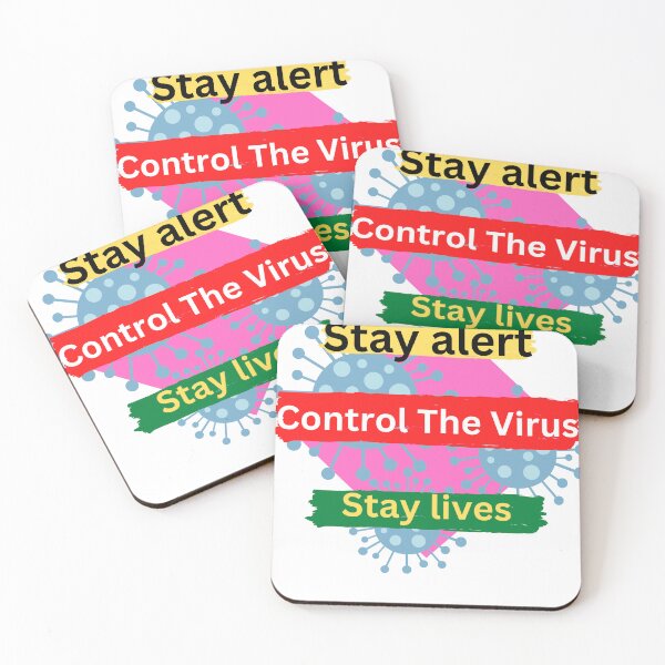 Item preview, Stay Alert Control The Virus Save Lives designed and sold by Javedempire.