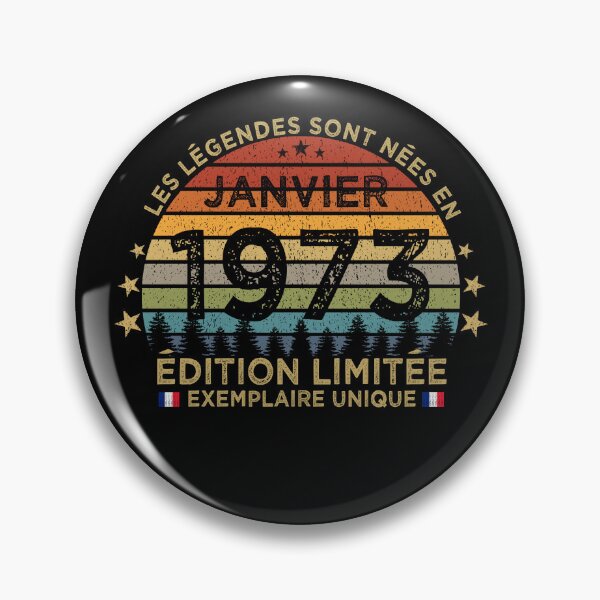 Item preview, Anniversaire 50 Ans Les Legendes Sont Nees en Janvier 1973 designed and sold by cssdru.