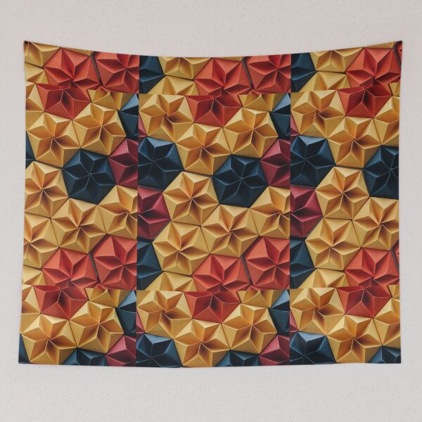 Item preview, Colorful Origami flower art. designed and sold by Kanchan1987.