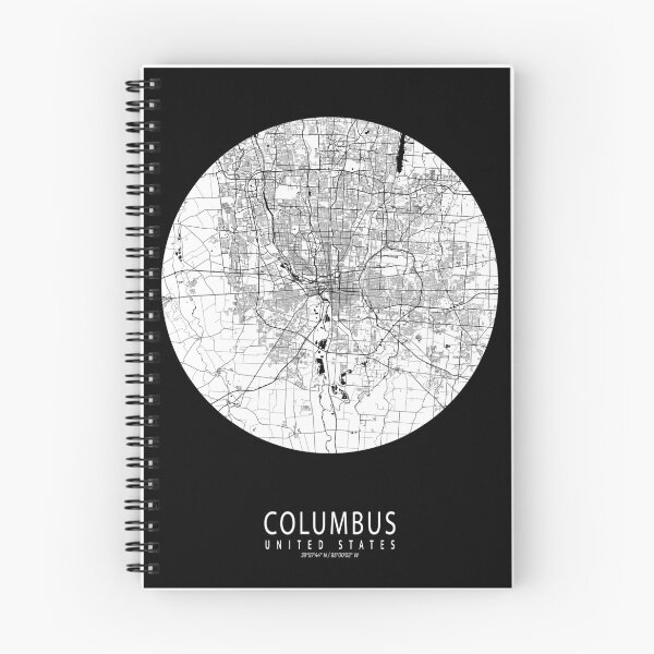 Item preview, Columbus City Map of Ohio, USA - Full Moon designed and sold by deMAP.