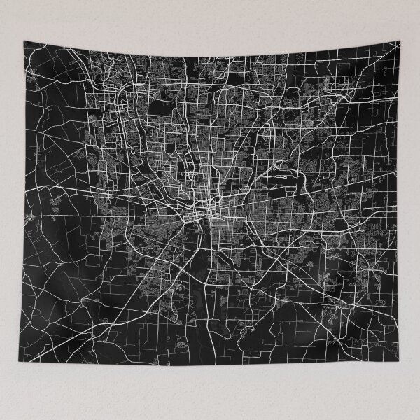 Artikelvorschau, Columbus Stadtplan von Ohio, USA - Vollmond entworfen und verkauft von deMAP.