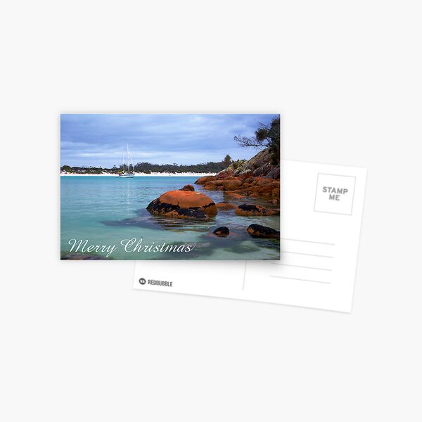 Item preview, Wineglass Bay, Merry Christmas designed and sold by Steven Weeks.