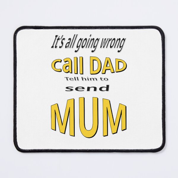 Item preview, Call Dad Send Mum designed and sold by CottagePop.