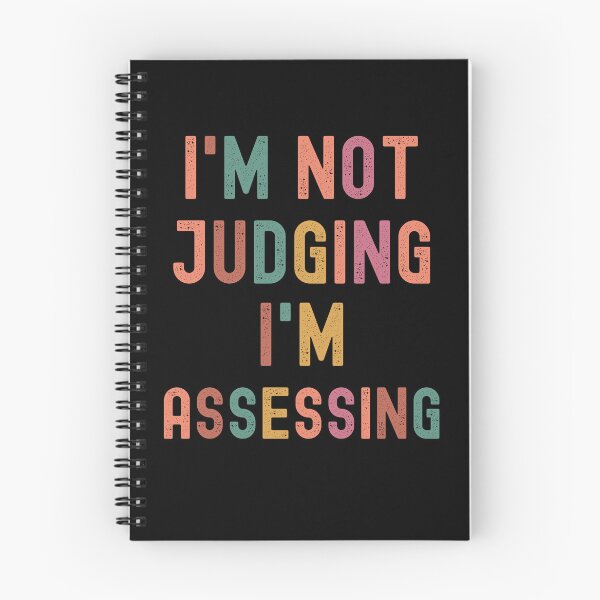 Item preview, I'm Not Judging I'm Assessing Funny Saying  designed and sold by IKERAS.