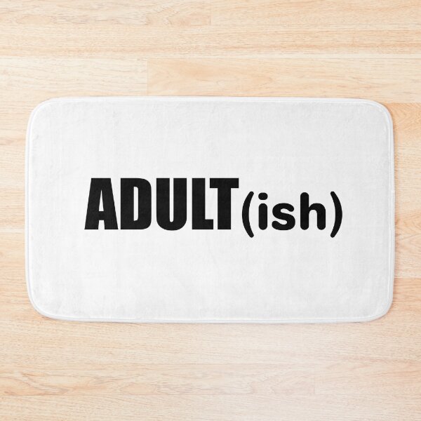 Item preview, Adult(ish) t-shirt tee (birthday gifts / Birthday Tee / 18 year old Top / Funny Bday / Fun Birthday / 18 year old / Funny Bday) designed and sold by AndalAE.