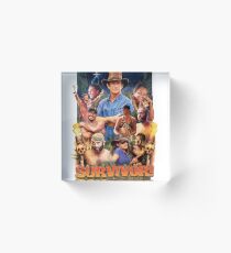 Survivor Epic Poster Acrylic Block