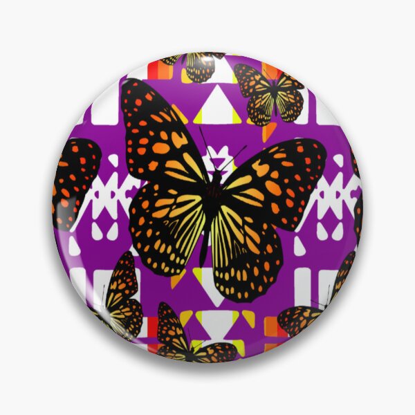 Item preview, Purple / White  / Fire Color  Native Butterfly Blanket Print  designed and sold by JMWCD.