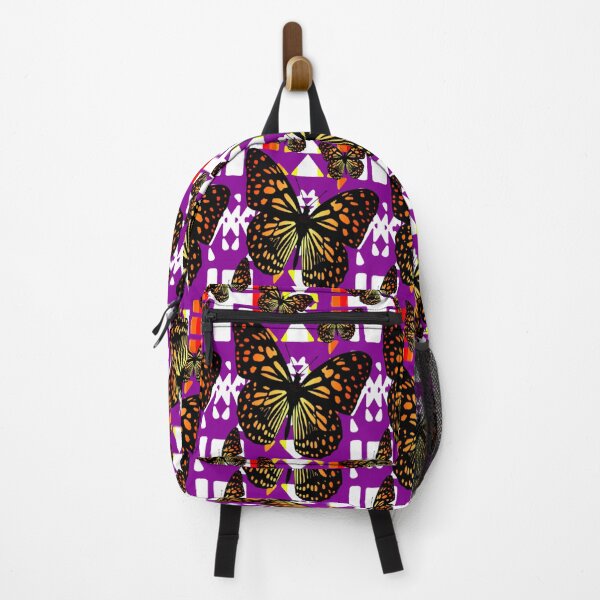 Item preview, Purple / White / Fire Color Native Butterfly Blanket Print designed and sold by JMWCD.