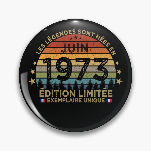 Item preview, Anniversaire 50 Ans Les Legendes Sont Nees en Juin 1973 designed and sold by cssdru.