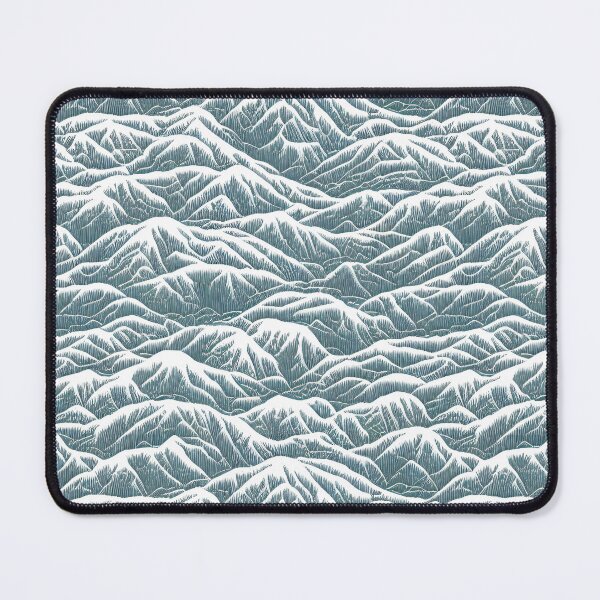 Item preview, Abstract snowy moutain landscape pattern designed and sold by CasualMadness.