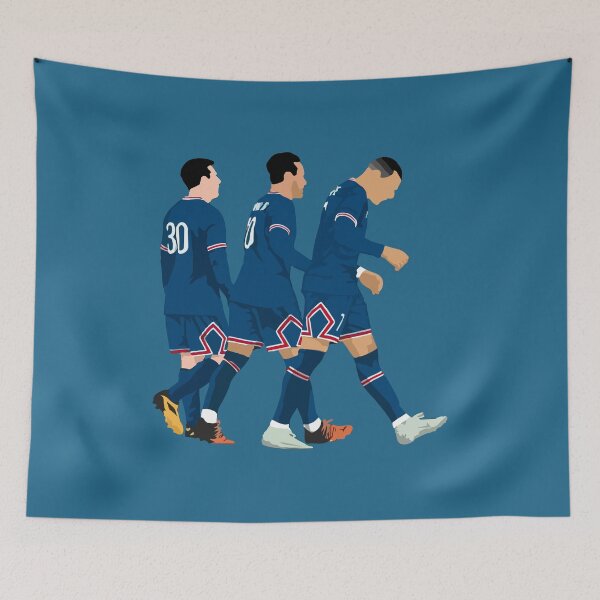 Item preview, Messi Neymar Mbappe Chilling designed and sold by ButterDearie.