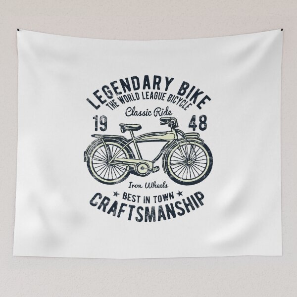 Artikelvorschau, CRAFTSMANSHIP - Vintage Biker, Bicycle Fahrrad Shirt entworfen und verkauft von THE SUPERIORS SHIRT SHOP.