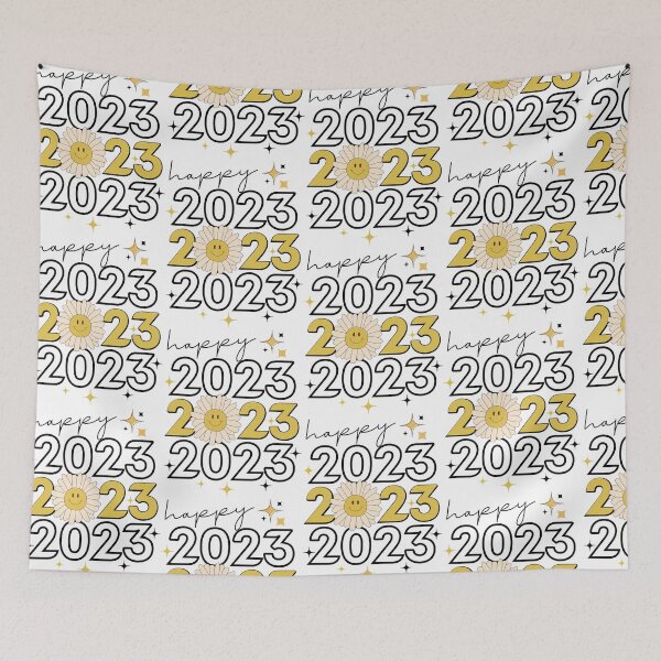 Item preview, Retro happy new year 2023 designed and sold by Guavanaboy.