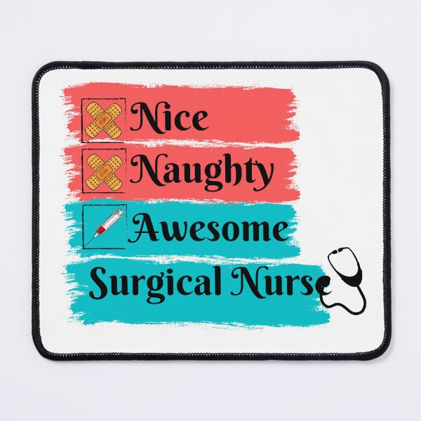 Item preview, Nice Naughty Awesome Surgical Nurse designed and sold by FunnyFreak.