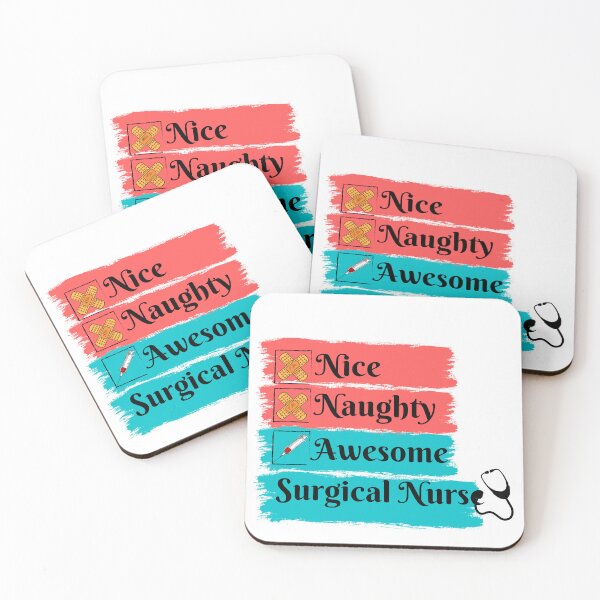 Item preview, Nice Naughty Awesome Surgical Nurse designed and sold by FunnyFreak.