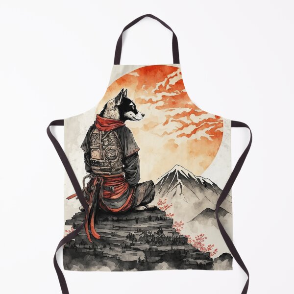 Artikelvorschau, Shiba Inu als Shinobi Ninja - sumie painting entworfen und verkauft von MaitionDesigns.