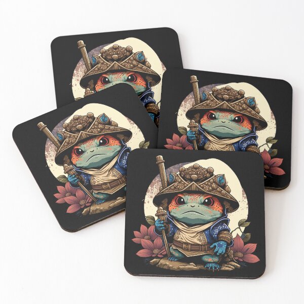 Item preview, Little Samurai Toad designed and sold by Stickapom.