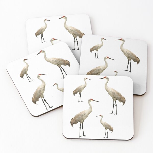 Item preview, Vista View Sandhill Cranes on white designed and sold by VistaViews.
