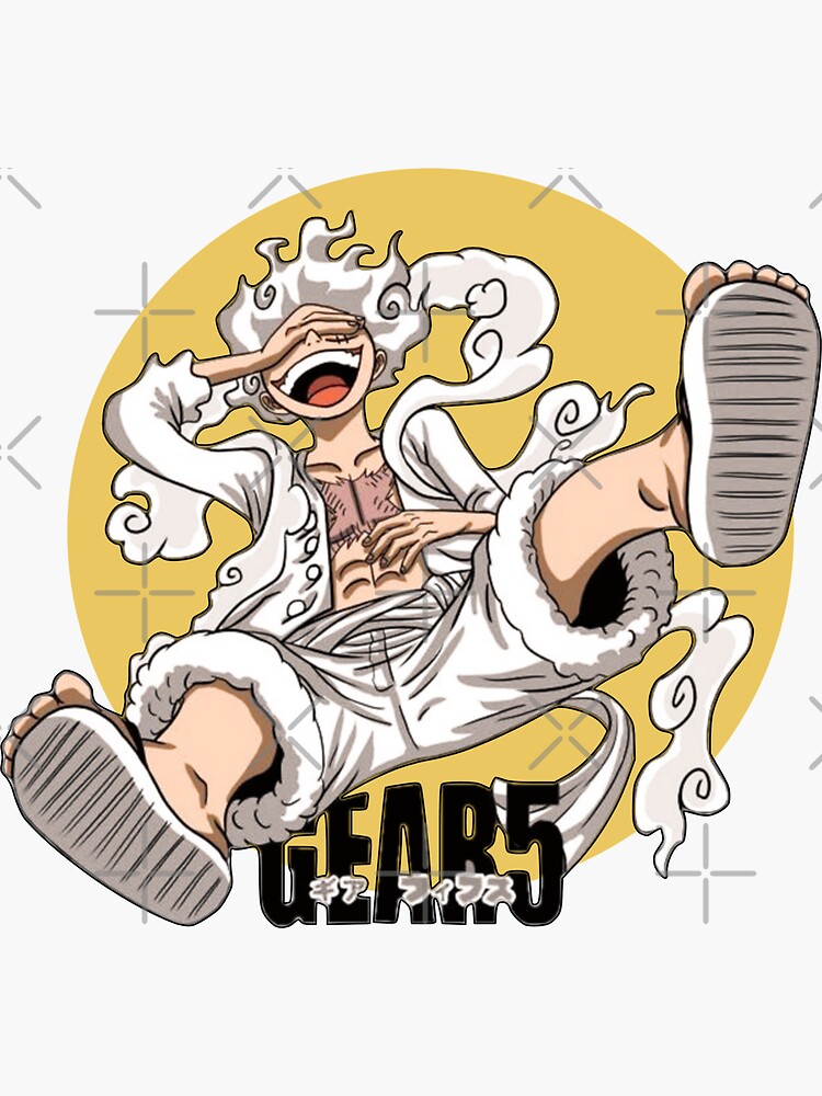 "Gear 5" Sticker for Sale by Alekkuswandi | Redbubble