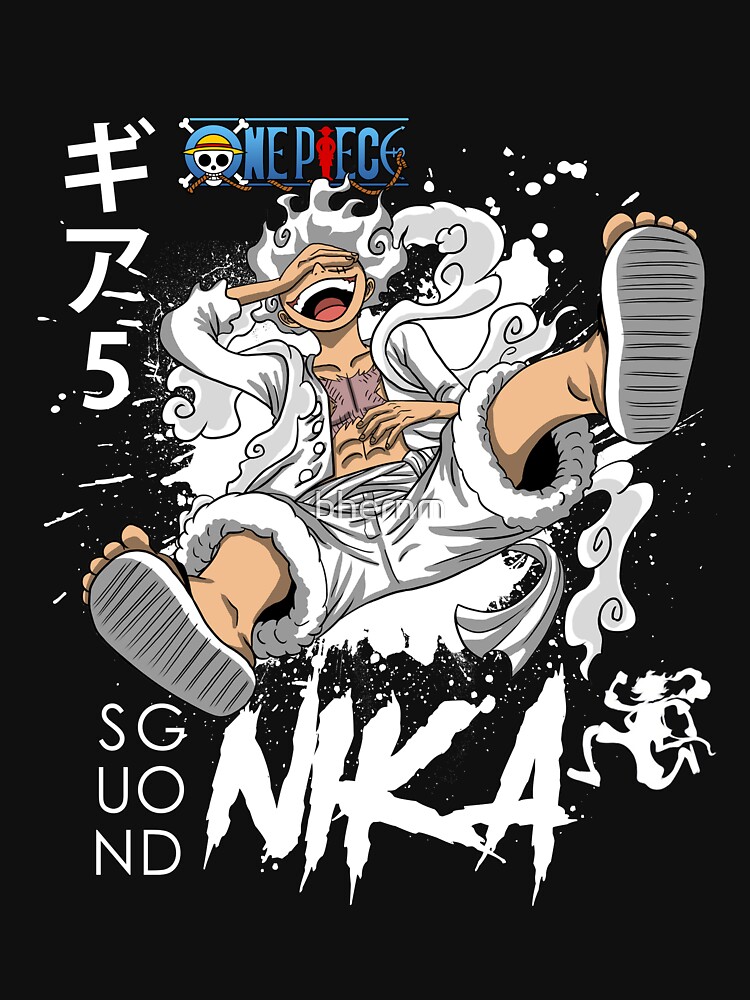 Disover Luffy Sun God Nika - Gear 5 White | Active T-Shirt