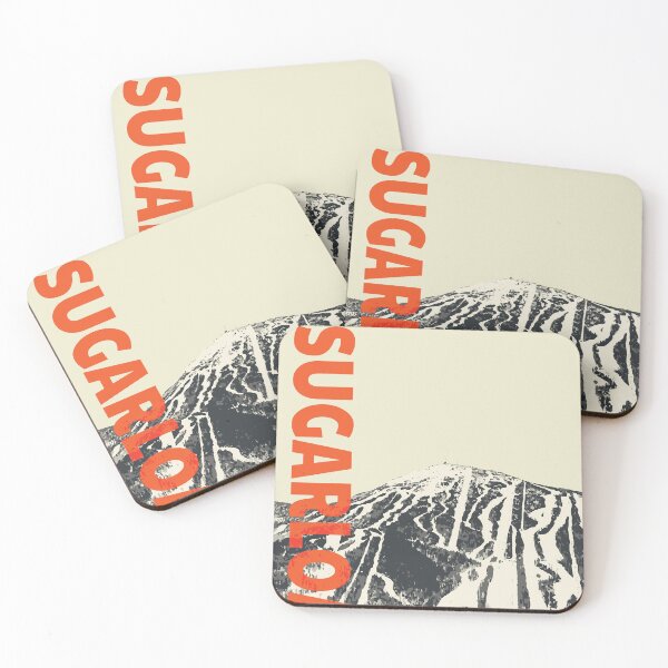 Item preview, Sugarloaf Vintage Modern Ski Travel Poster designed and sold by ROEDERcraft.