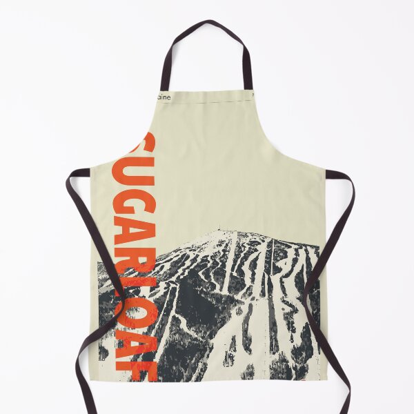 Item preview, Sugarloaf Vintage Modern Ski Travel Poster designed and sold by ROEDERcraft.