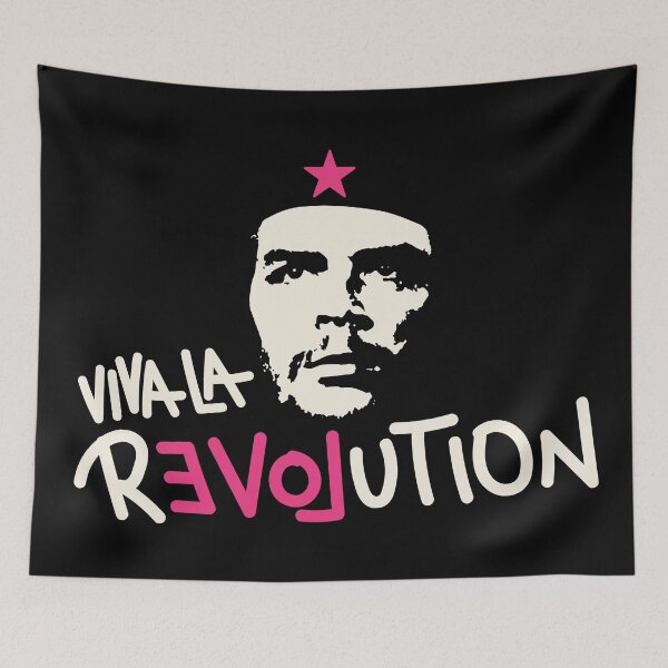 Aperçu de l'œuvre Che Guevara - viva la Revolucion - hasta la victoria siempre - amour - cuba créée et vendue par Boogosh.