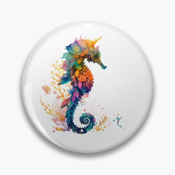 Item preview, Feathered Seahorse designed and sold by Whalecat-studio.
