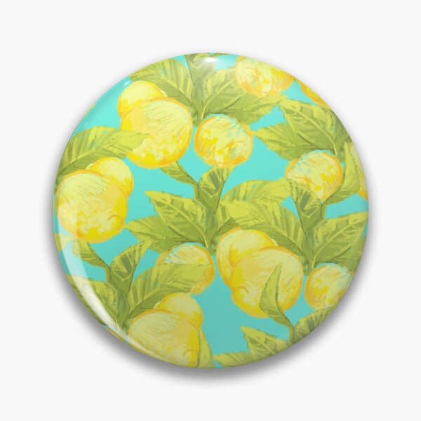 Item preview, Chalk fresh sunny lemon on blue background designed and sold by orsinha.