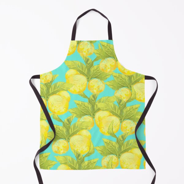 Item preview, Chalk fresh sunny lemon on blue background designed and sold by orsinha.