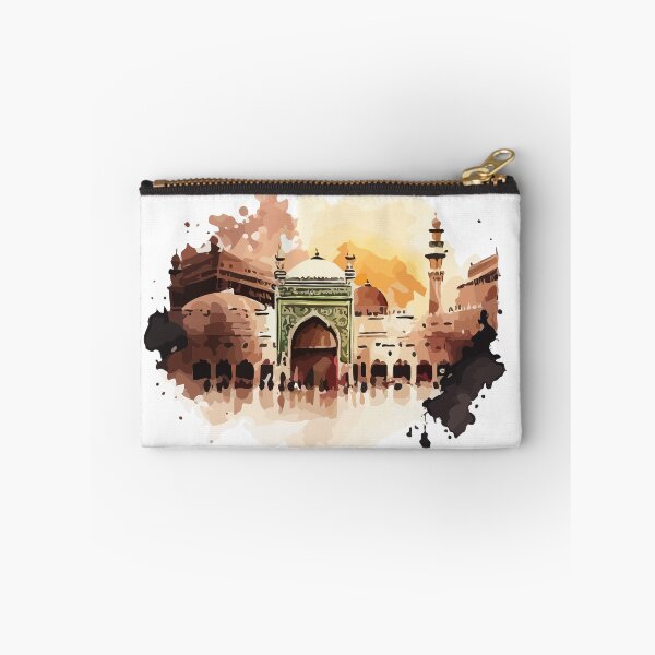 Artikelvorschau, Aquarellmalerei für Muslime, Islamische Wandkunst, Islamisches Wohndekor, Umrah-Geschenk, Moderne islamische Kunst entworfen und verkauft von spaceopy.