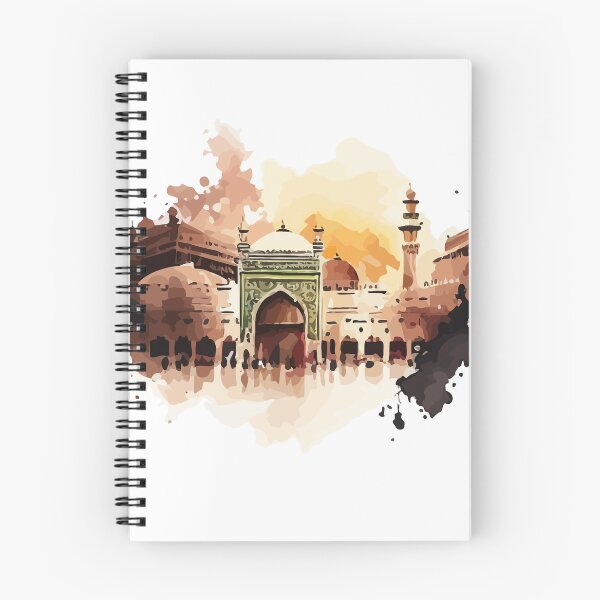 Item preview, Watercolor Painting for muslims,Islamic Wall Art, Islamic Home Decor, Umrah Gift, Modern Islamic Art designed and sold by spaceopy.