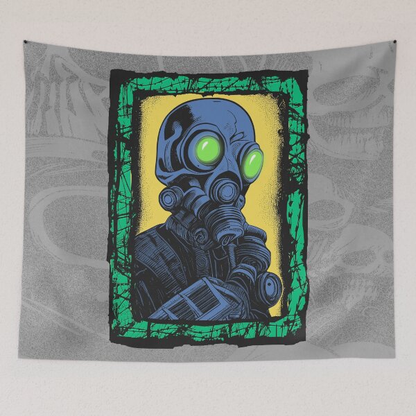 Item preview, Cyborg Gasmask Punk Robot  designed and sold by tabemisa.