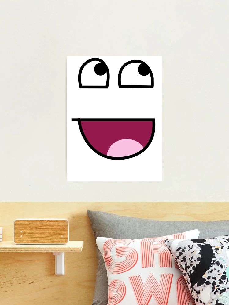 Epic Face Roblox Art Print for Sale by rbopone