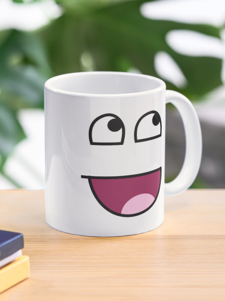 Roblox Man Face Coffee Mug for Sale by rbopone