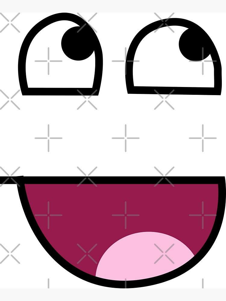 Epic Face Roblox Sticker for Sale by rbopone