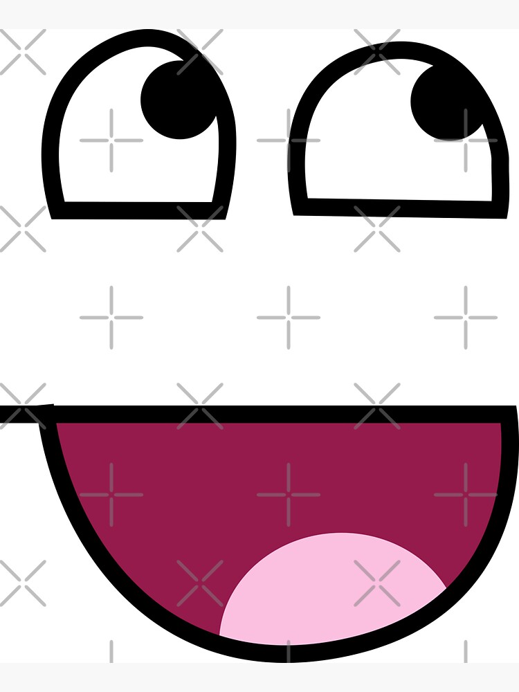 Free: Roblox Emoticon Smiley Face Thumbnail - Awesome Face Background  Transparent 