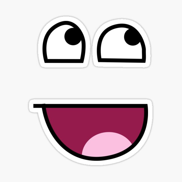 Epic Face Roblox Sticker for Sale by rbopone