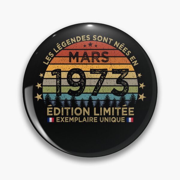 Item preview, Anniversaire 50 Ans Les Legendes Sont Nees en Mars 1973 designed and sold by cssdru.