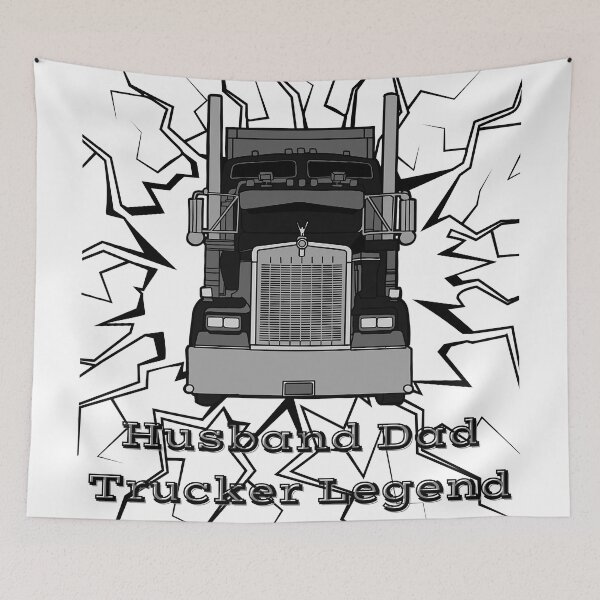 Item preview, Husband Dad Trucker Legend designed and sold by ynsmahop.