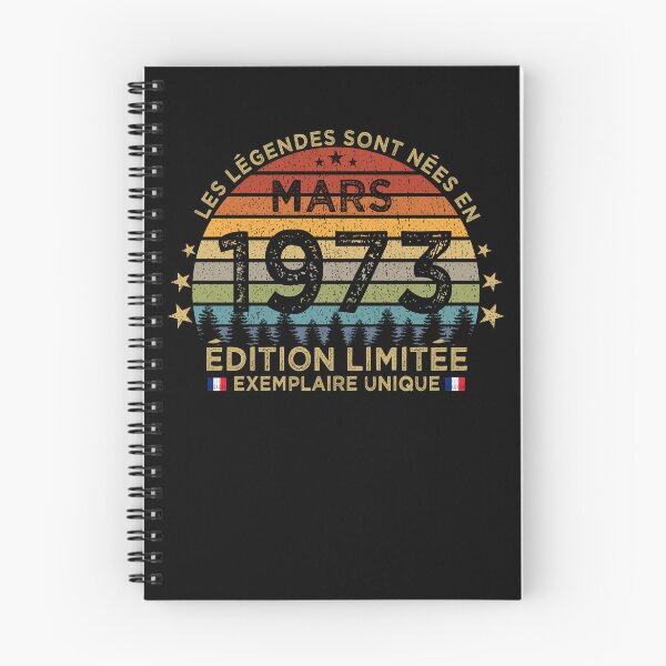 Item preview, Anniversaire 50 Ans Les Legendes Sont Nees en Mars 1973 designed and sold by cssdru.