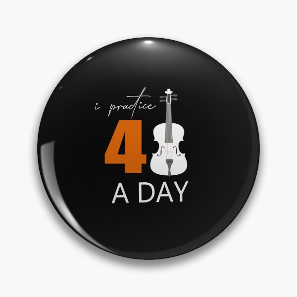 Item preview, I Practice 40 Hours A Day - A Violin Quote designed and sold by TheGreedyCrypto.